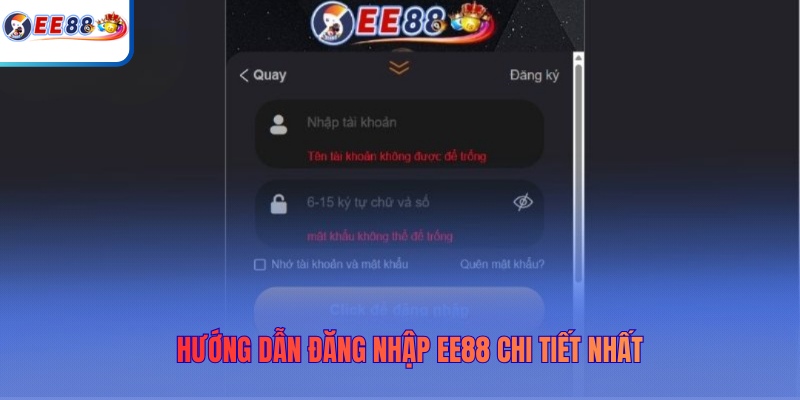 Hướng dẫn đăng nhập EE88